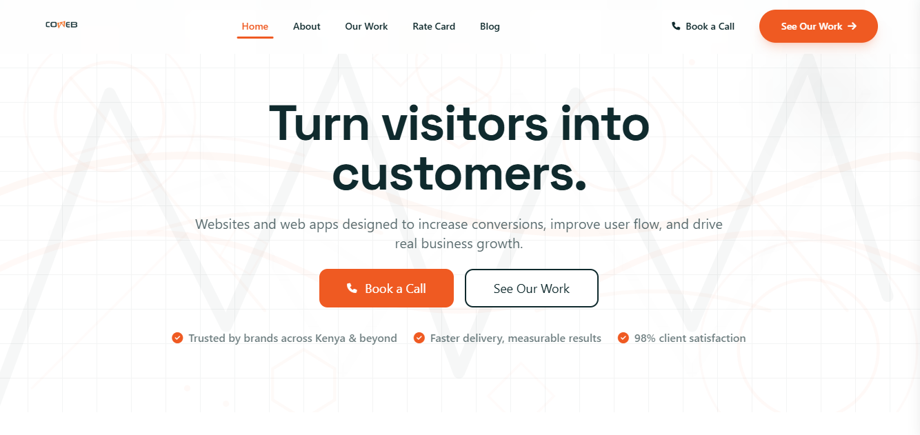 After - Coweblux Website Redesign and Conversion Optimization